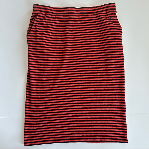 Clare V. Le Tube Skirt in Black & Poppy Stripe | XXL | EUC - Picture 4 of 10